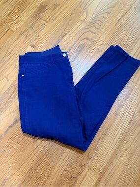 Chico’s So Slimming Slim Fit Jeans in Deep Blue/Purple